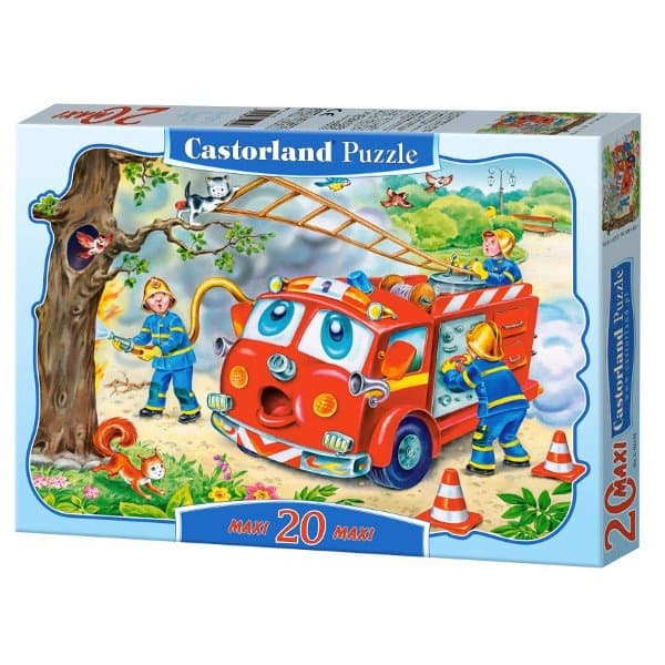 Castorland, puzzle Straż pożarna
