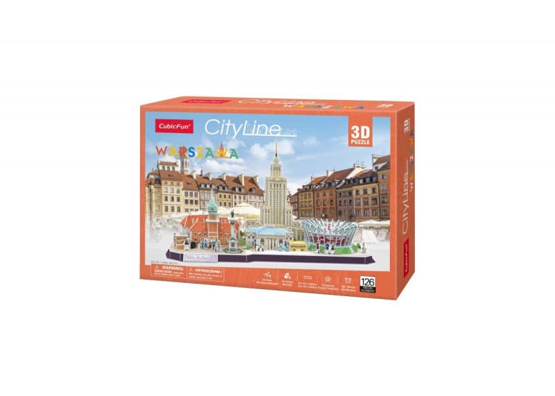 Cubic Fun, puzzle 3D Cityline Warszawa