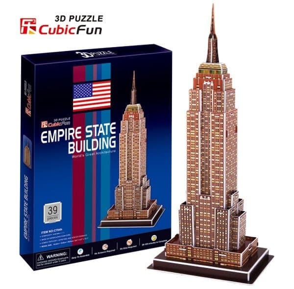 Cubic Fun, puzzle 3D Empire State Building