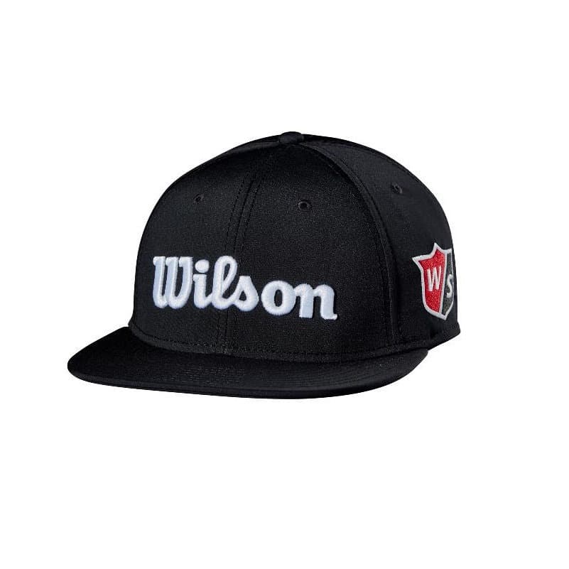 Czapka golfowa Wilson Tour Flat Brim (czarna)