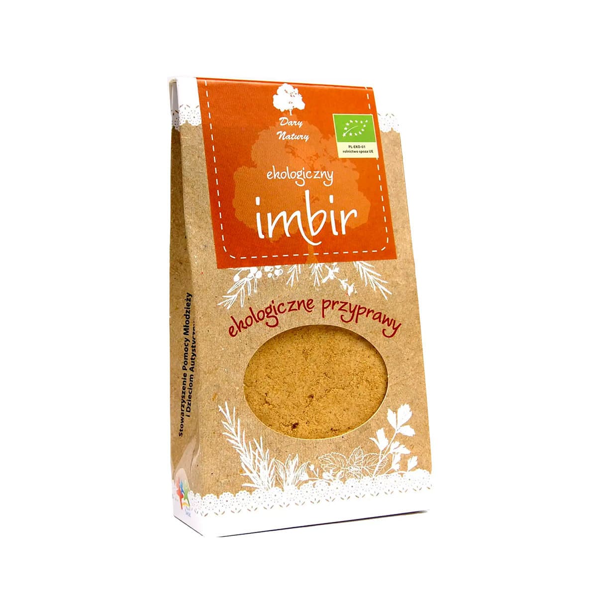 Dary Natury, imbir mielony bio, 60 g