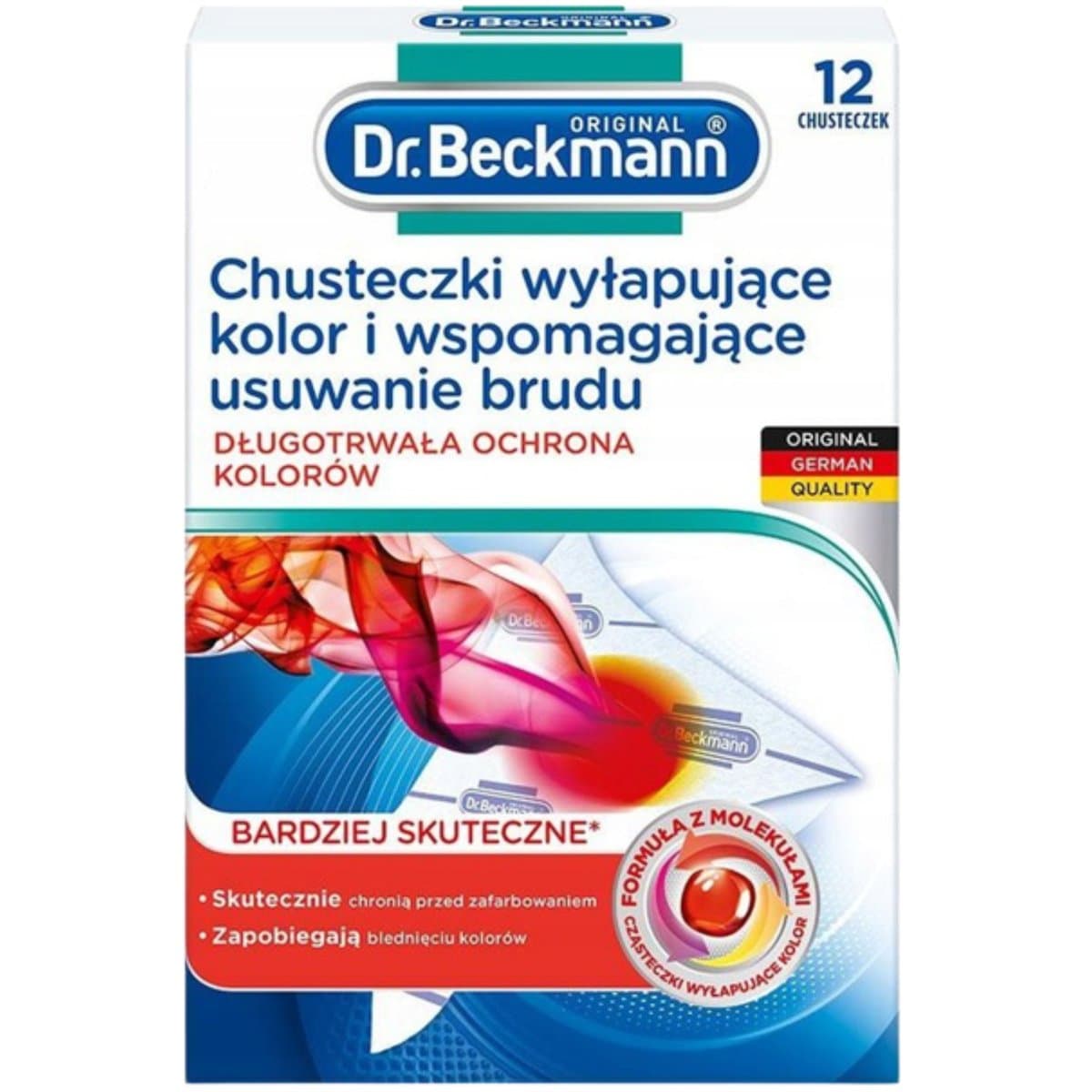 Dr Beckmann chusteczki wyłapujące kolor 12 szt.