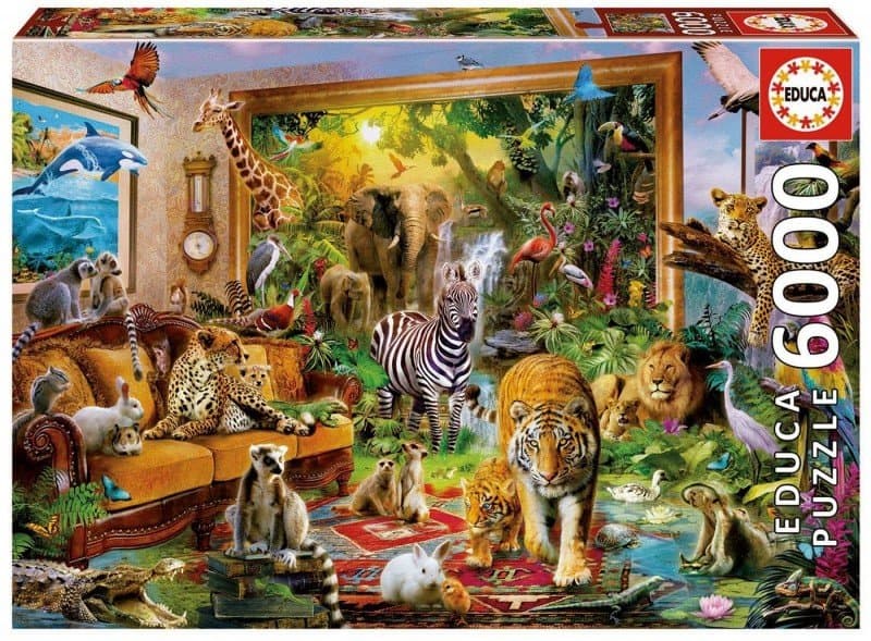 Educa, puzzle, Sypialnia, 6000 el.