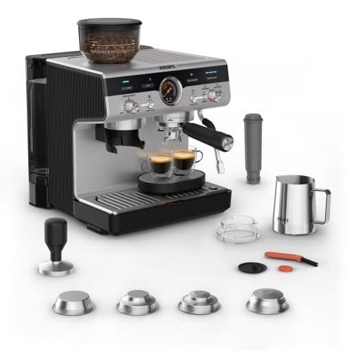 Ekspres do kawy Krups XP801T Precision czarno-srebrny