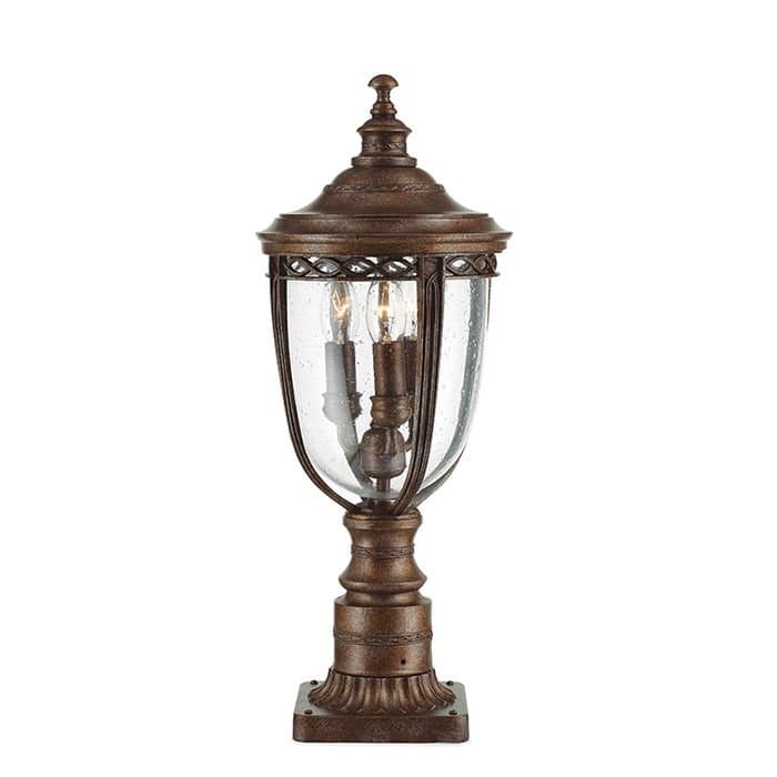 Feiss, Zewnętrzna lampa stojąca ENGLISH BRIDLE, 3x60W/E14