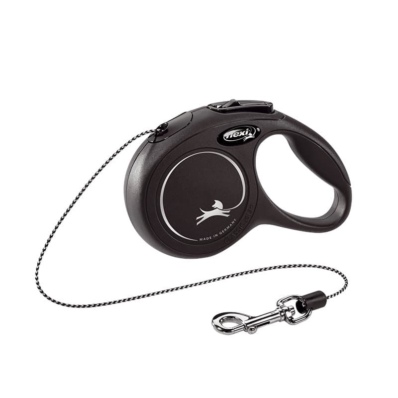 FLEXI, Smycz automatyczna, New Classic Cat XS 3 m., czarna