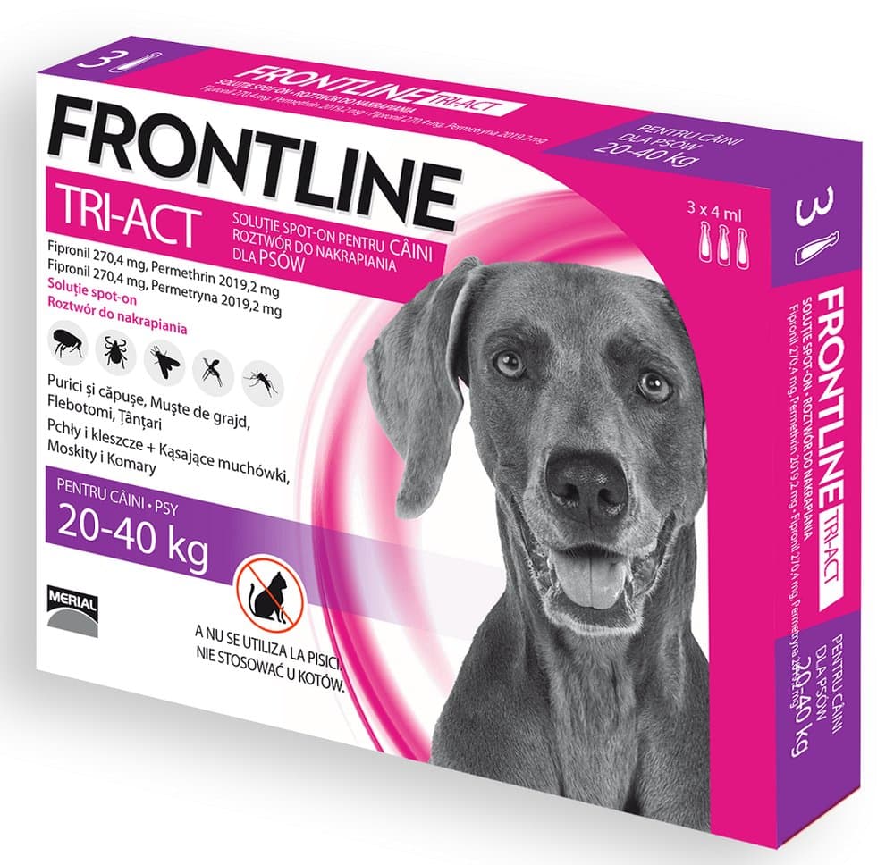 FRONTLINE Tri-Act L 20-40kg (pipeta 3 x 4ml)