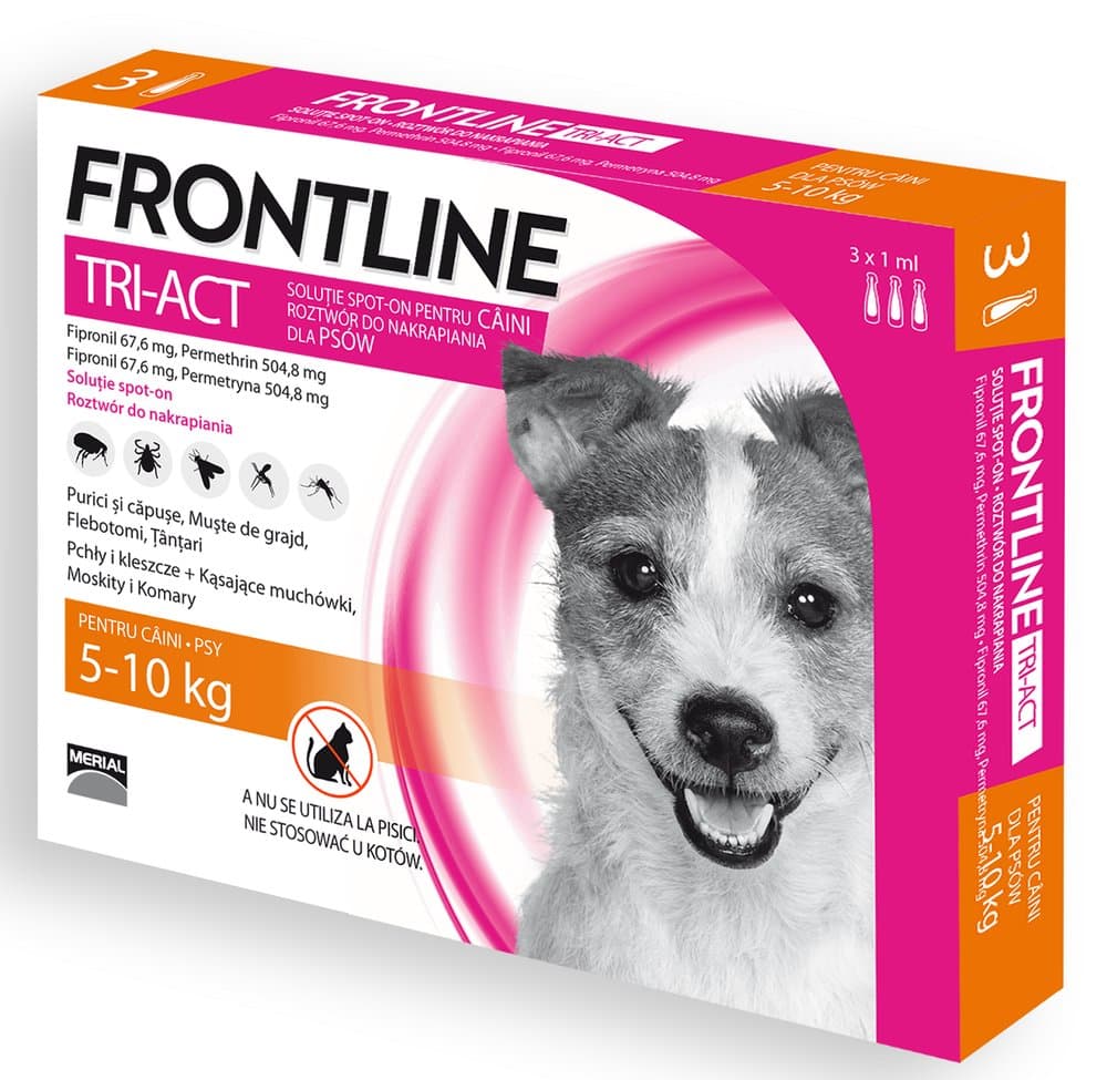 FRONTLINE Tri-Act S 5-10kg (pipeta 3 x 1ml)