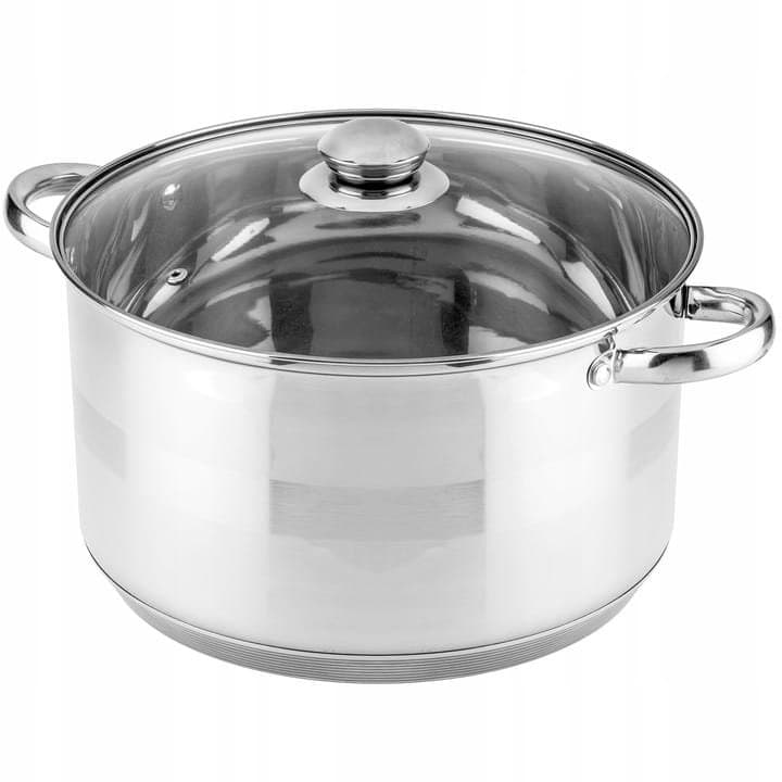 Garnek Stalowy 19L 36Cm Dno 5-Warstw Zilner Zl-7313