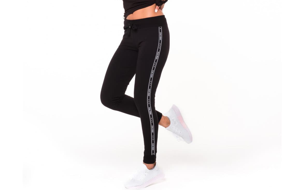 GymHero, Legginsy damskie, COMFY, czarne, rozmiar S
