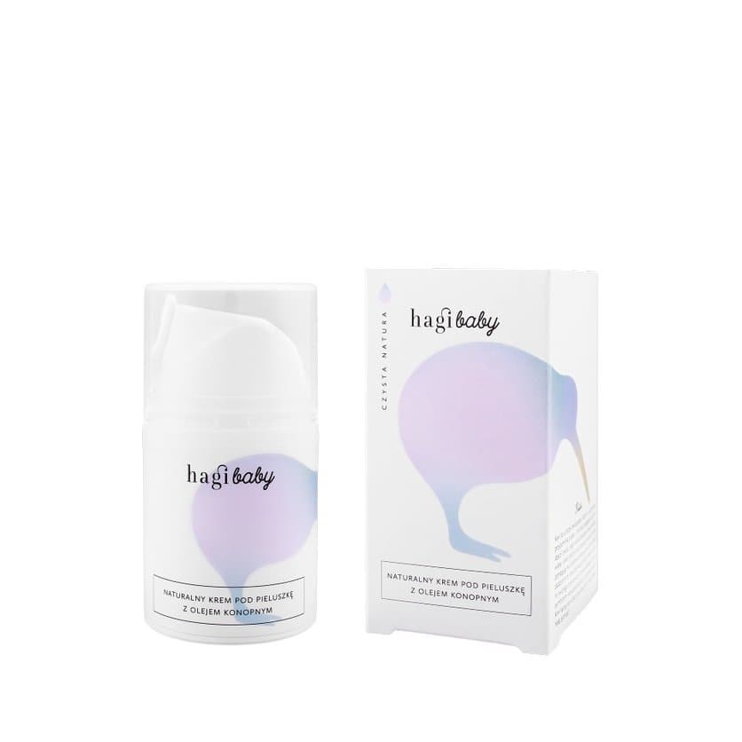 Hagi Baby, Krem pod pieluszkę z olejem konopnym, 50 ml