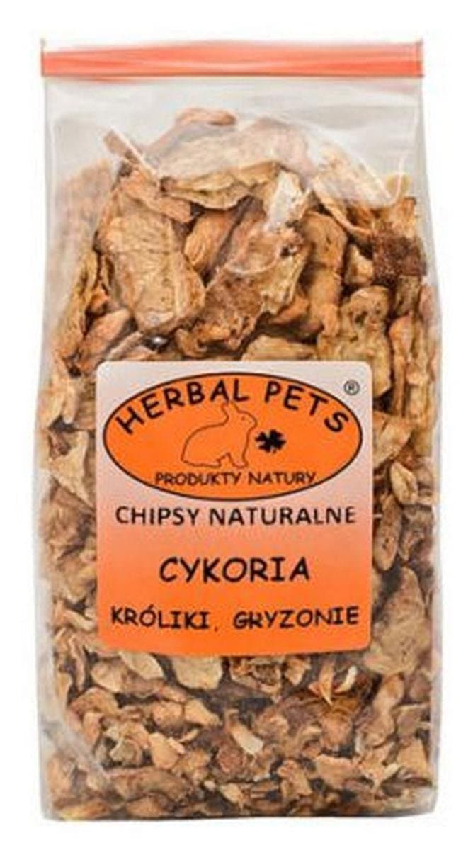 HERBAL PETS Chipsy naturalne CYKORIA 125g