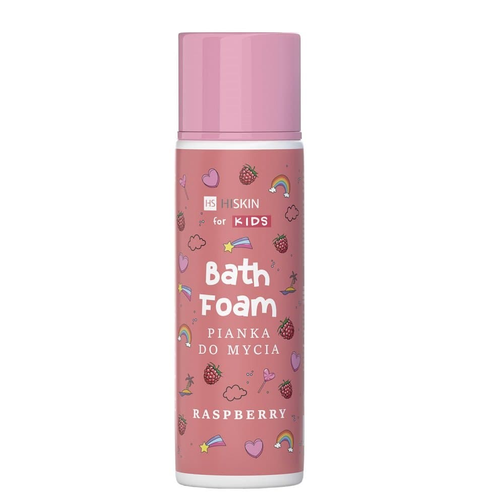 Hiskin, Kids Bath Foam Pianka Do Mycia, Różowa, 250ml