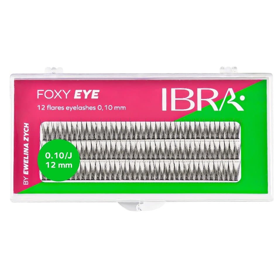 Ibra, Ibra Foxy Eye, Kępki rzęs 12 mm, 120 szt.