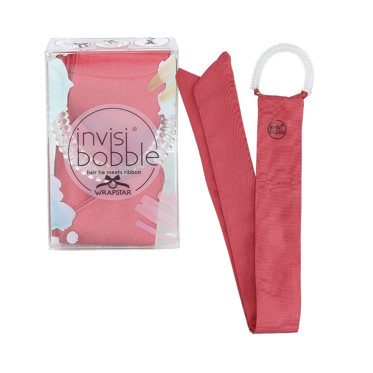 INVISIBOBBLE, WRAPSTAR, Gumka ze wstążką (Machu Peachu), 1 szt.