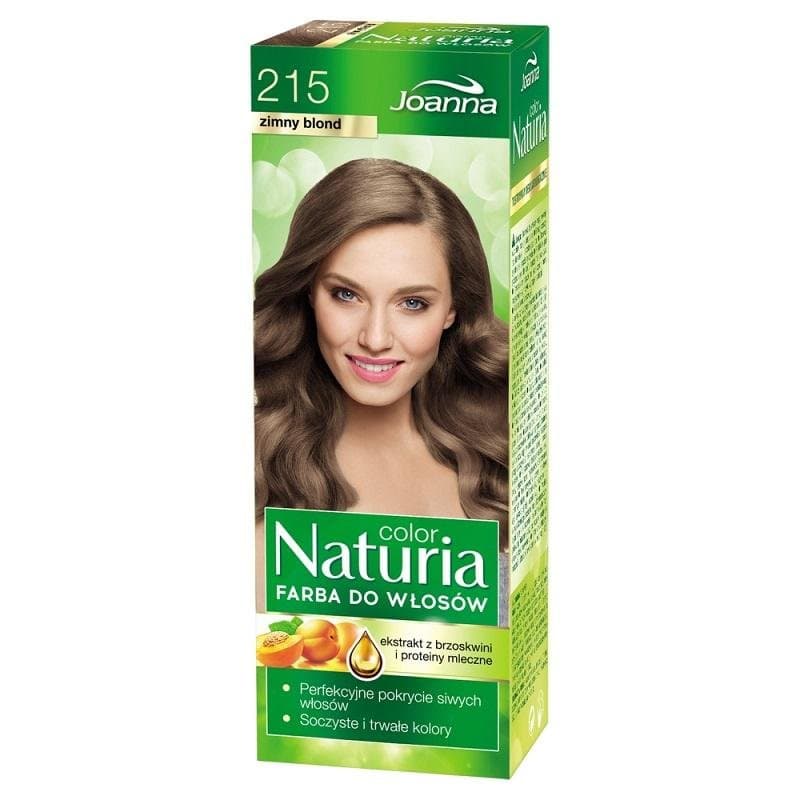 Joanna, Naturia Color, farba do włosów nr 215 Zimny Blond