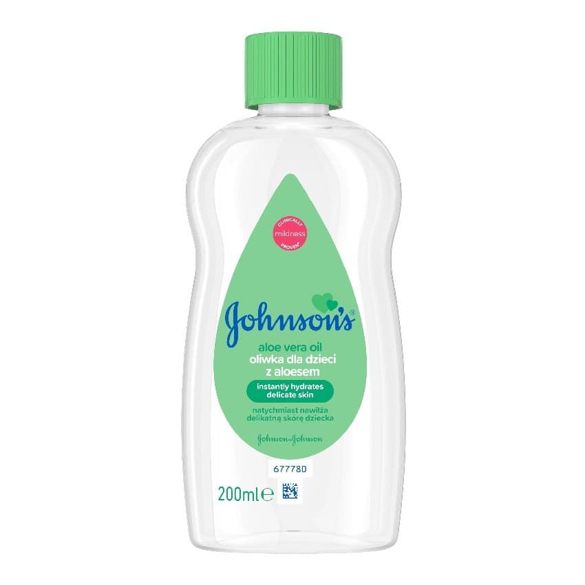 Johnson & Johnson, Johnson's Baby, oliwka z aloesem, 200 ml