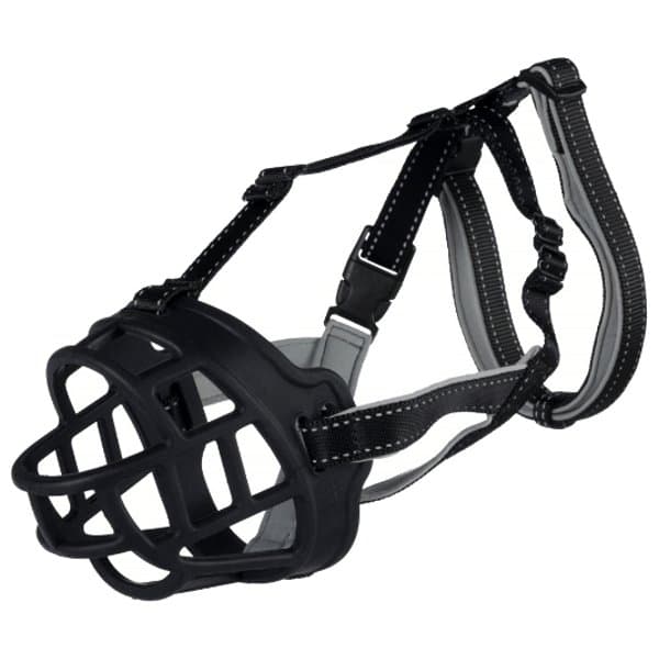 Kaganiec dla psa TRIXIE Muzzle Flex, czarny, rozmiar M
