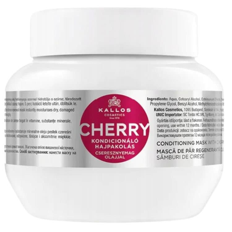 KALLOS MASKA DO WŁOSÓW CHERRY KONDYCJONUJĄCA 275ML