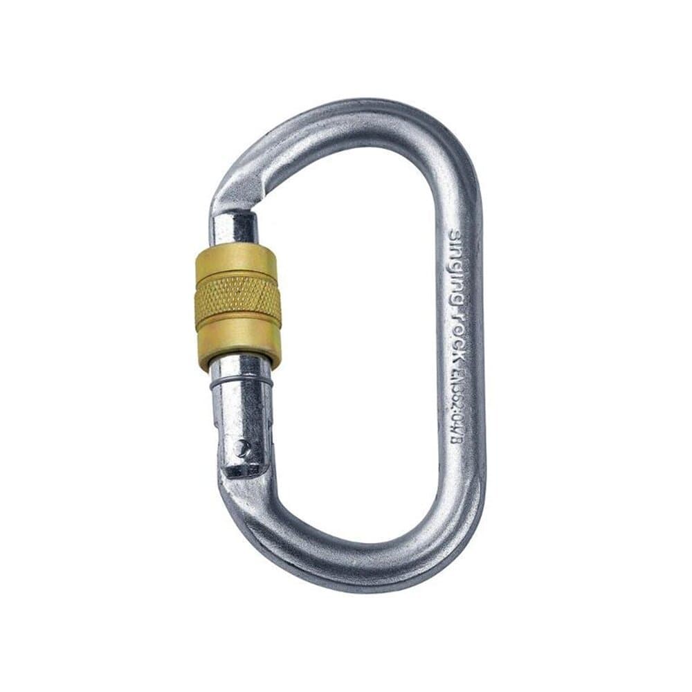 Karabinek Singing Rock Oval Steel Connector Screw
