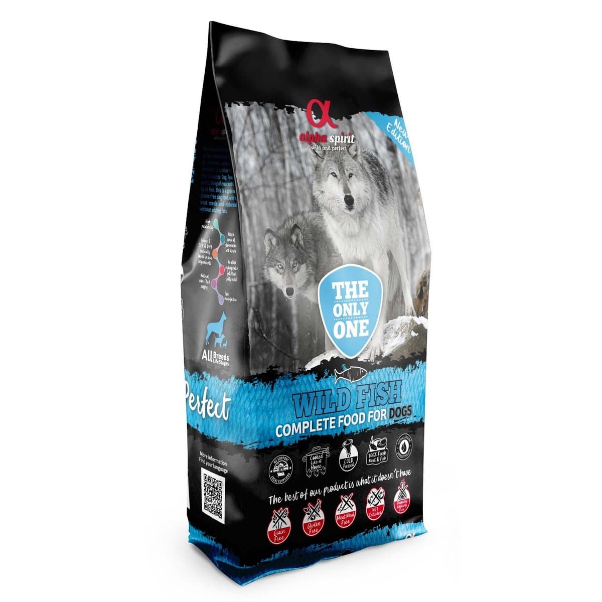 Karma sucha dla psa ALPHA SPIRIT Wild Fish, ryba, 12 kg