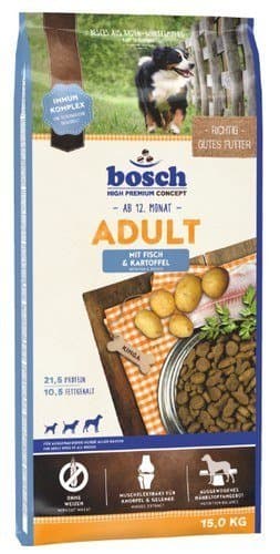 Karma sucha dla psa BOSCH Adult Fish & Potato, 15 kg