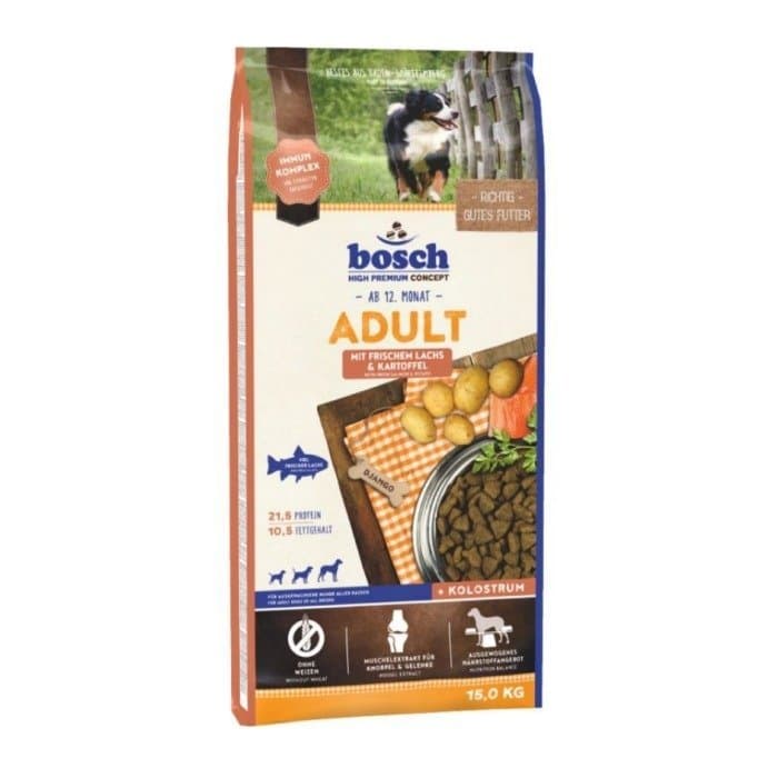 Karma sucha dla psa BOSCH Adult Łosoś & Ziemniaki, 15 kg