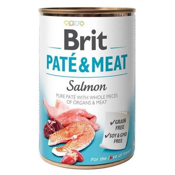 Karma z łososiem dla psa BRIT, 400 g