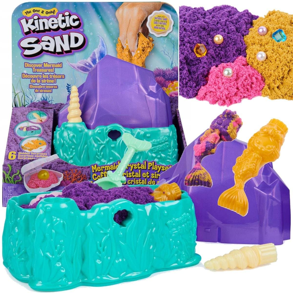 Kinetic Sand - zestaw Syrenka