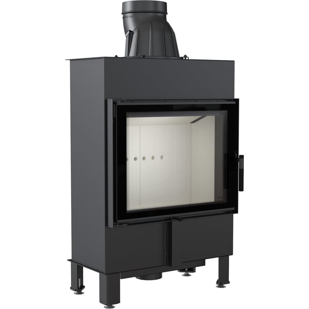 Kominek powietrzny stalowy LUCY 12 SLIM 8 kW Ø 160