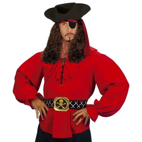 Koszula Pirata Czerwona-M/L