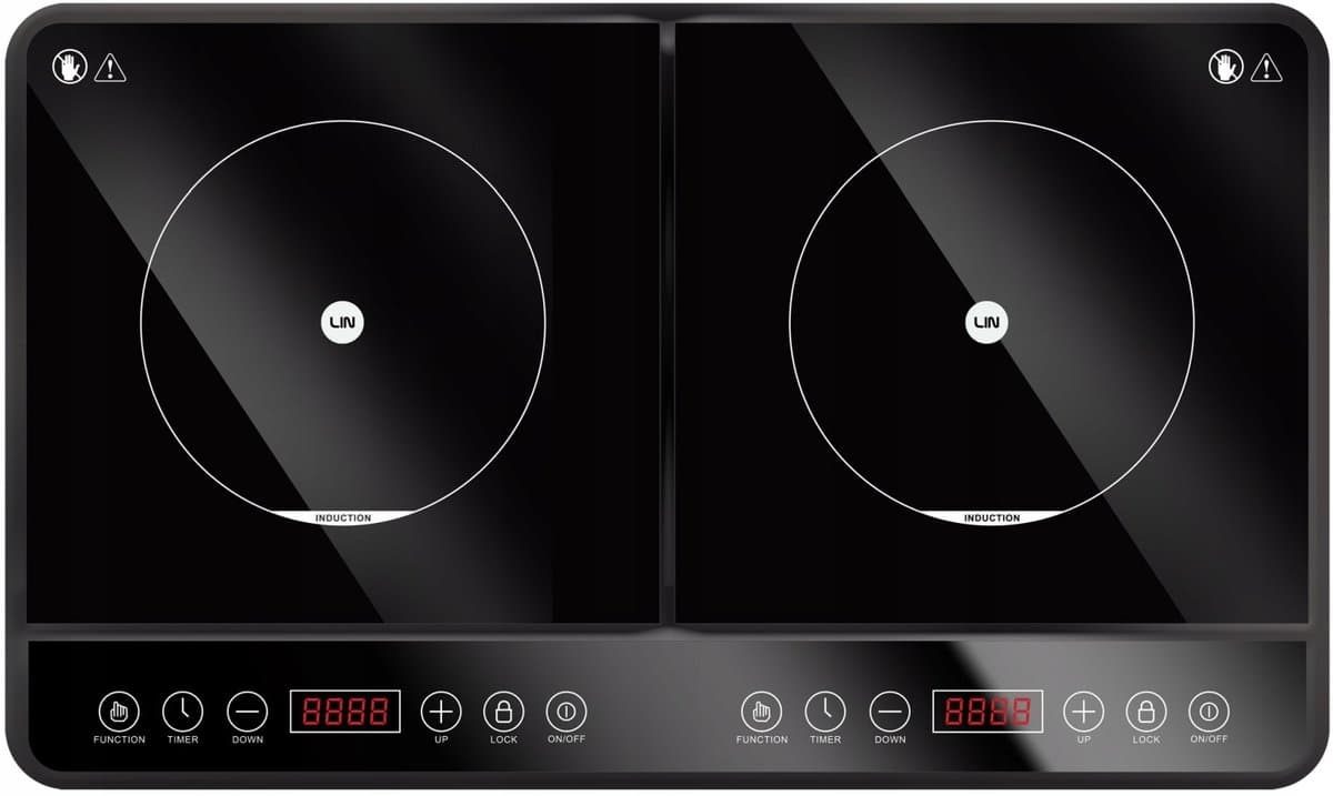 Kuchenka Indukcyjna Li-35P2N Podwójna 3500W Timer
