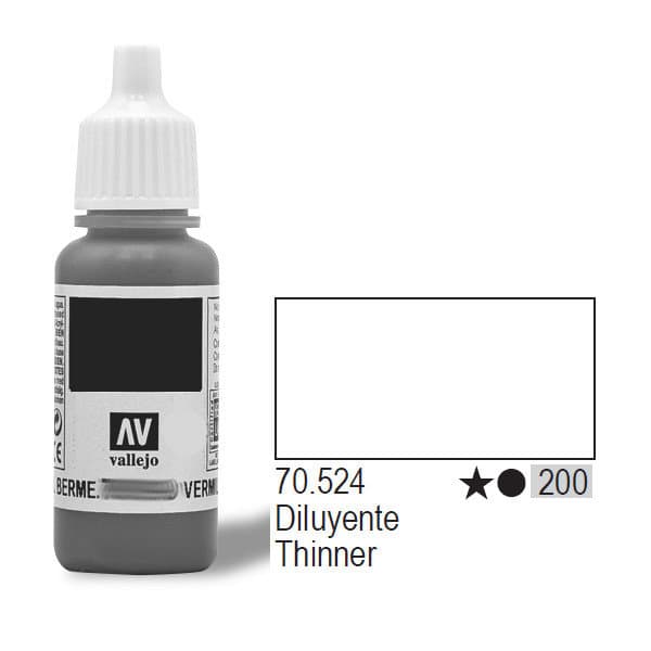 Lakier nr 200 Thinner, 17 ml