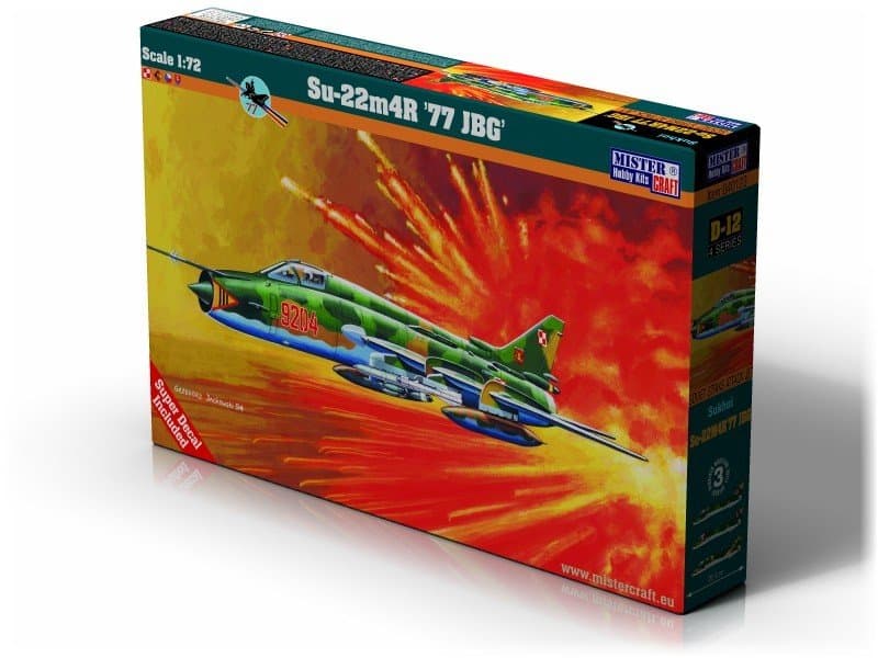 Mastercraft, Su22M4R JBG 77 JBG 1:72, Model do sklejania, 8+
