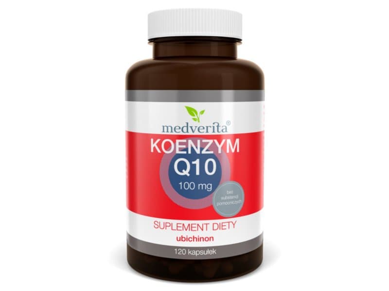 Suplement diety, Medverita, Koenzym Q10 Ubichinon, 100 mg, 120 kapsułek