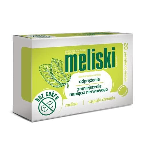 Meliski Sen Relaks Szyszki Chmielu Aflofarm 20 Pastylek