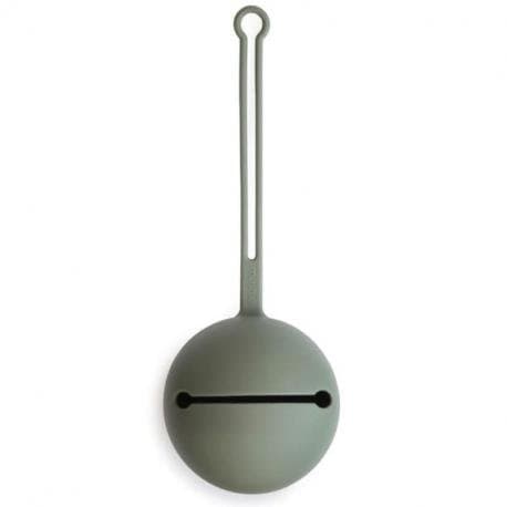 Mushie Etui na smoczek do wózka Kula Ball Dried Thyme