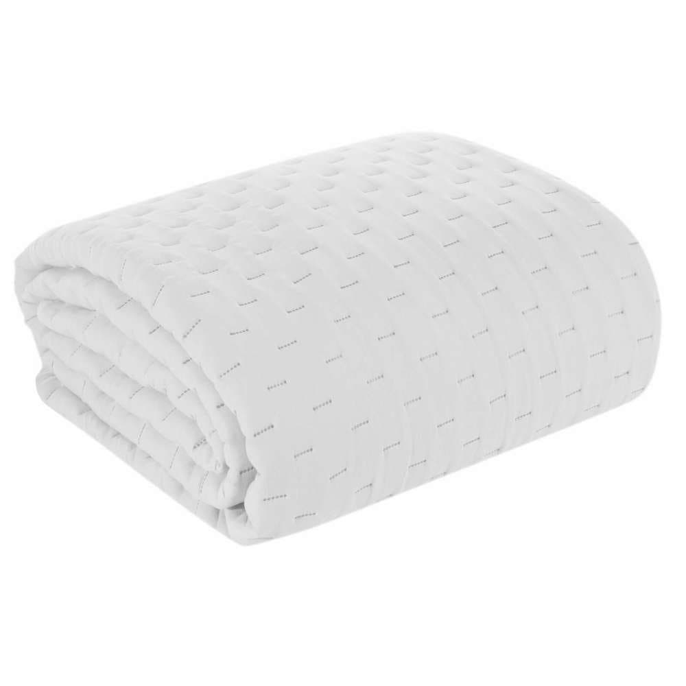 Narzuta 170x210 Pikowana Libi2 Biała Pled