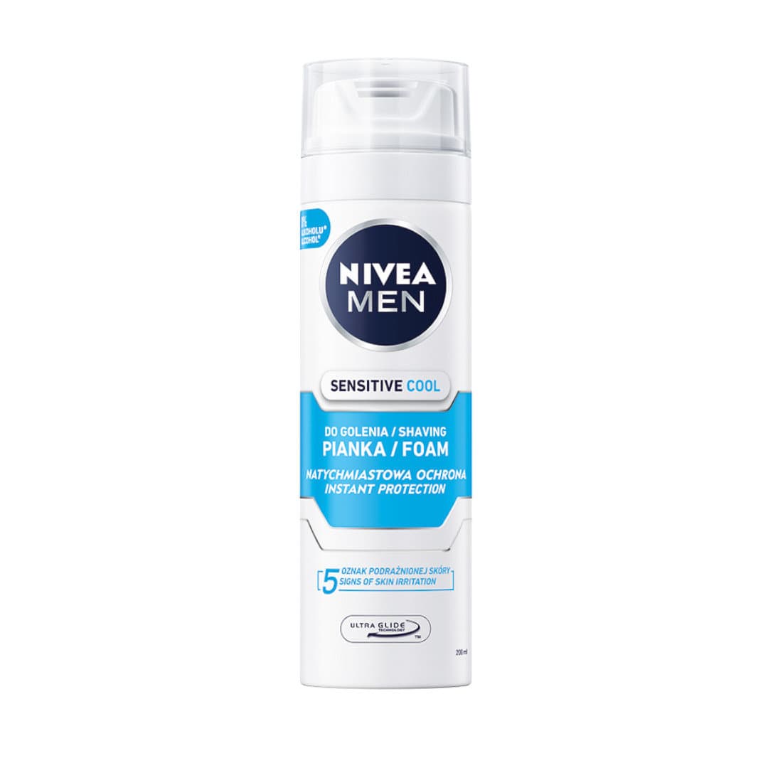 Nivea, Men Sensitive Cool chłodząca pianka 200ml