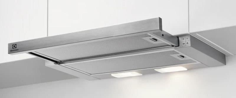 Okap Teleskopowy Electrolux Lfp326S 59,8Cm Srebrny