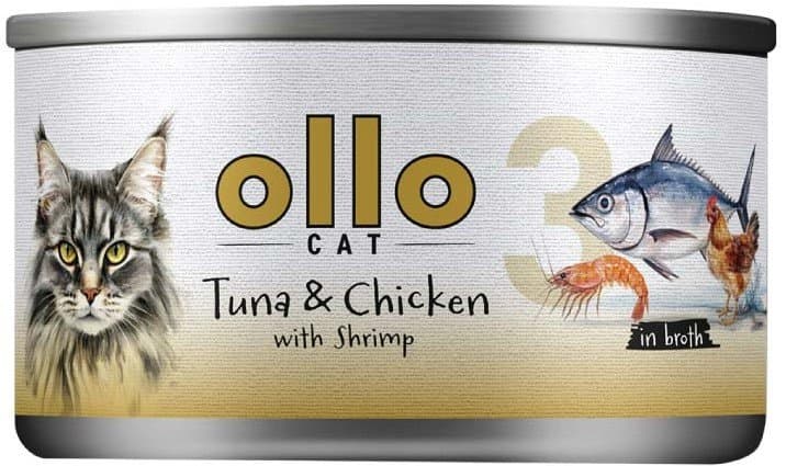Ollo Cat 3 Tuna Chicken Shrimp 70g