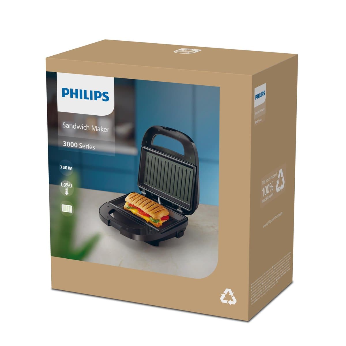 Opiekacz do kanapek Panini PHILIPS 3000 Series HD2330/90
