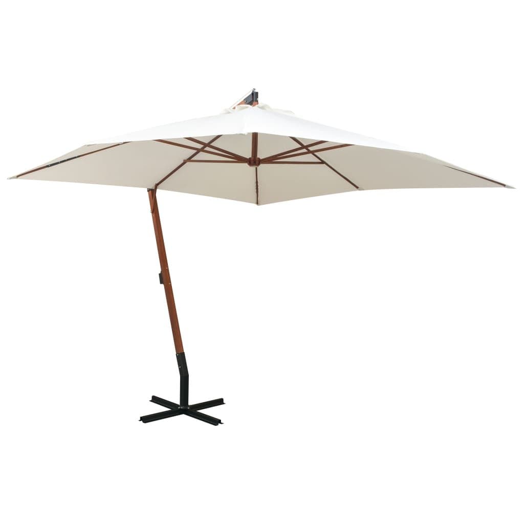 Parasol ogrodowy VIDAXL, biały, 300 cm