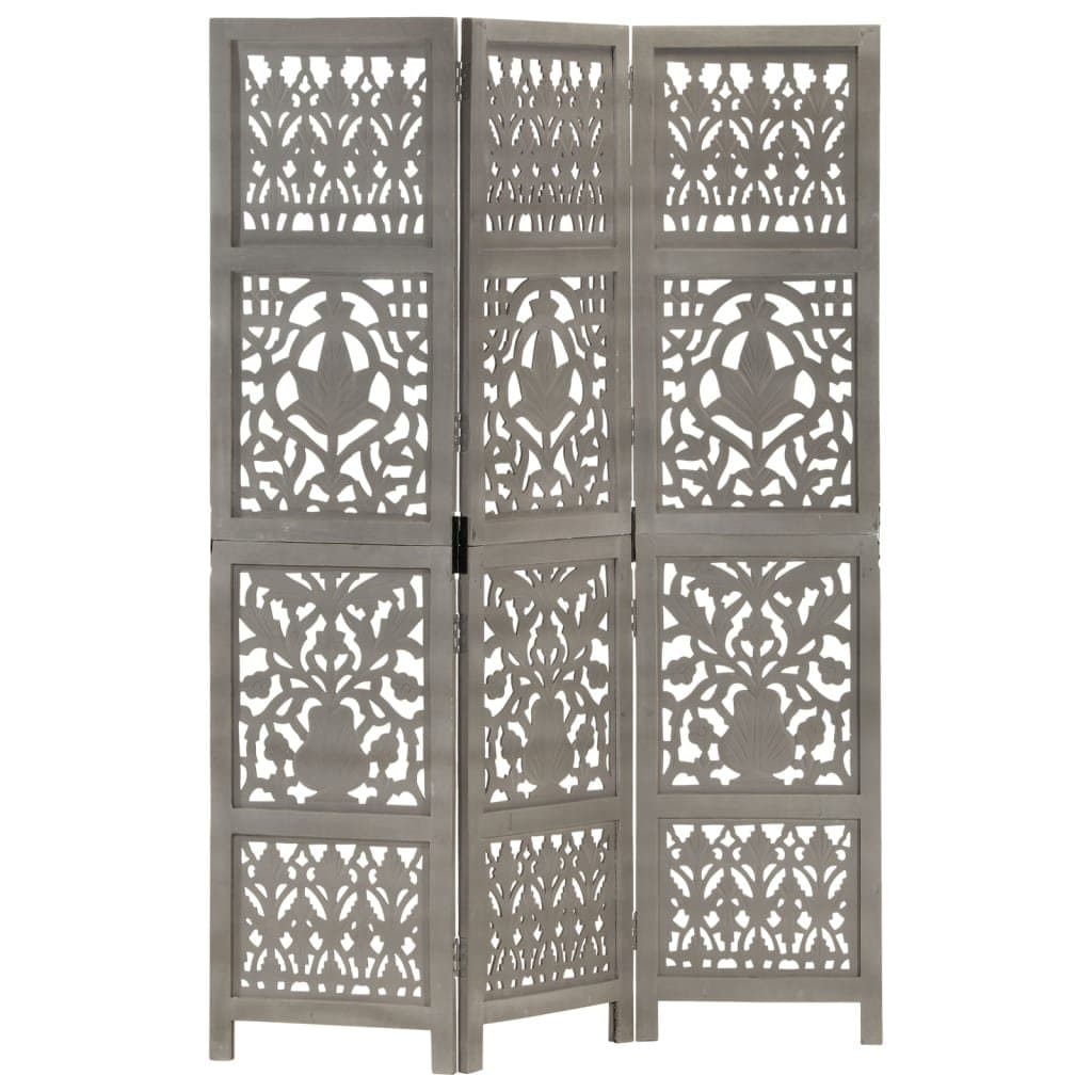 Parawan 3-panelowy VIDAXL, kremowy, 120x165 cm