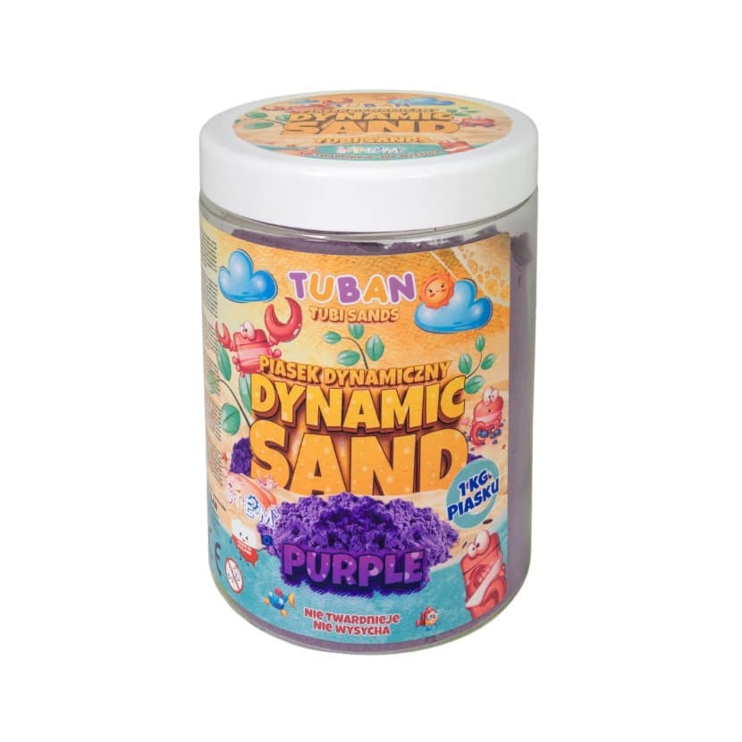 Piasek dynamiczny - fioletowy - 1kg