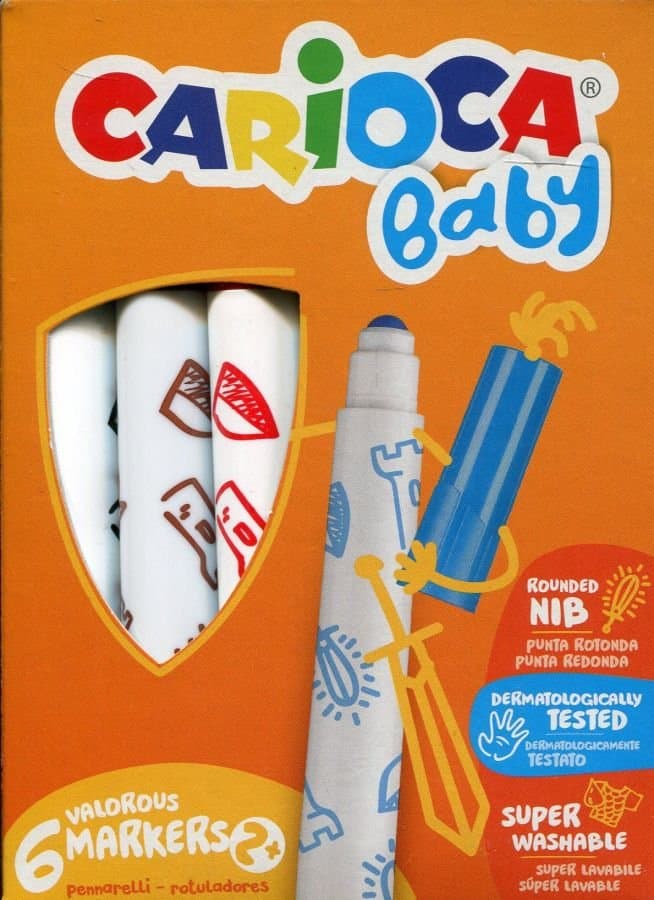 Pisaki, Super baby, 6 kolorów