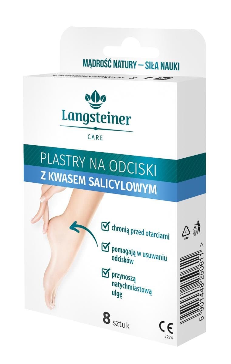 Wyrób medyczny, Plastry na odciski z kwasem salicylowym, 8 sztuk
