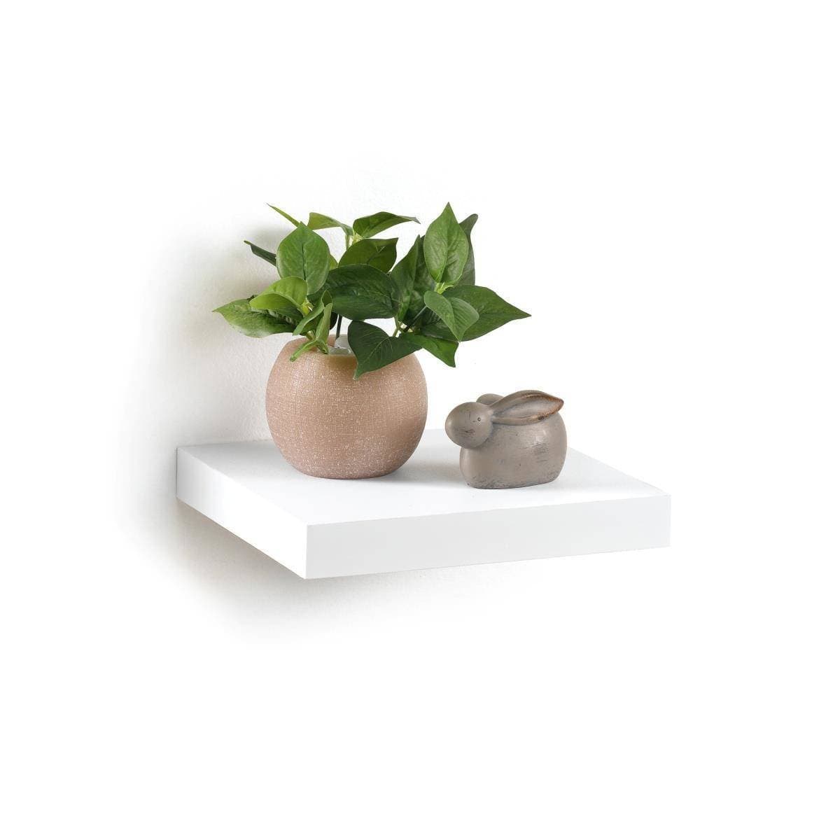 Półka wisząca na ścianę z MDF, dł. 25 cm