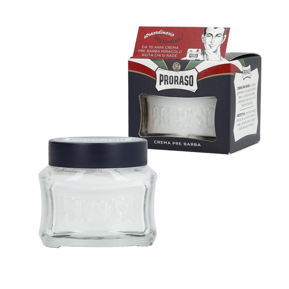 Proraso, Blue, nawilżający krem przed goleniem, 100 ml