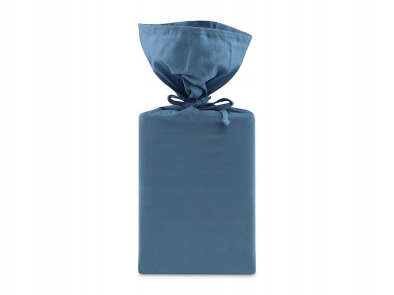Prześcieradło perkalowe Dormeo Essentials d.blue 140X200